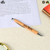 Load image into Gallery viewer, Bamboo Pen with "Jai Hind" Engraving – Patriotic Republic Day &amp; Independence Day Gift – Eco-friendly Writing Pen