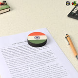 Load image into Gallery viewer, Patriotic Paperweight with Indian Flag | Independence Day &amp; Republic Day Gifts | Desk Decor for Office &amp; Home