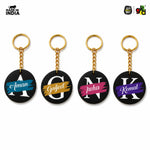 Custom Printed Wooden Keychains for Businesses | Personalized Logo & Name Keyrings | Bulk Corporate Promotional Gifts | MDF Round Keychains