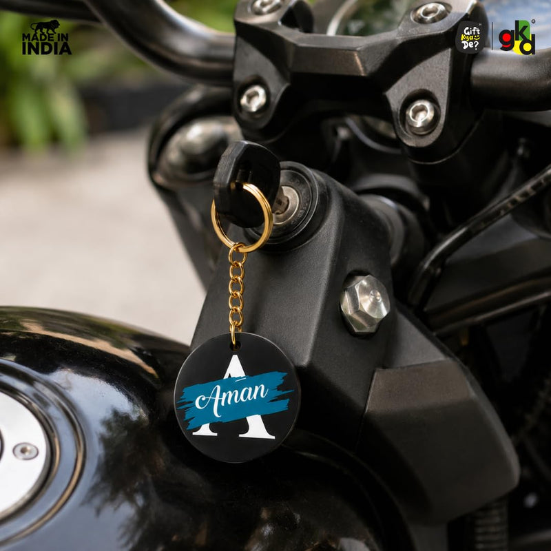 Custom Printed Wooden Keychains for Businesses | Personalized Logo & Name Keyrings | Bulk Corporate Promotional Gifts | MDF Round Keychains