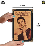 Load image into Gallery viewer, Personalized Wooden Table Mount Photo Frame | Perfect Birthday Gift |  Sublimated 8 x 5 Inch Photo Frame - Gift Kya De- 