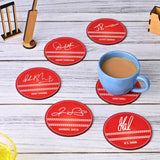 Load image into Gallery viewer, Cricket Themed Coaster Set of 6 with Proper Coaster Stand