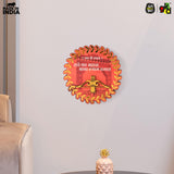 Load image into Gallery viewer, Khatu Shyam Ji Showpiece for Home Mandir | Wooden Idol with Golden Acrylic | Spiritual Gift