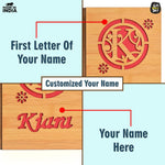 Personalized Wooden Diary Journal - A5 Ruled Notebook with Custom Name | Perfect for Office, Gift & Personal Use (190 Pages)