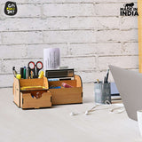 Load image into Gallery viewer, All in One - Multi functional 9 Section Mesh Desk Organizer | Desk Accessories