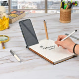Load image into Gallery viewer, Wooden Smart Diary with White Board &amp; Marker | A5 Notebook with Mobile &amp; Pen Stand | Personal Use, Office &amp; Corporate Gift