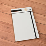 Wooden Smart Diary with White Board & Marker | A5 Notebook with Mobile & Pen Stand | Personal Use, Office & Corporate Gift