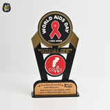 Load image into Gallery viewer, Customize Wooden Memento Award And Trophy for School, Office Or Events | Corporate Gifts | Eco-Friendly Gift Kya De