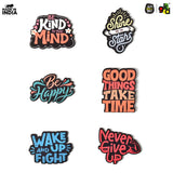 Load image into Gallery viewer, Wooden Fridge Magnet Set – Pack of 6 | Available in Bike Designs, Motivational Quotes, and Quirky Fun Characters | Aesthetic Fridge Décor