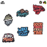 Load image into Gallery viewer, Wooden Fridge Magnet Set – Pack of 6 | Available in Bike Designs, Motivational Quotes, and Quirky Fun Characters | Aesthetic Fridge Décor