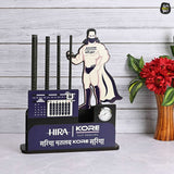 Load image into Gallery viewer, Eco Friendly Customize Iron Rod Stand With Calendar &amp; Clock for Workspace Solutions | Perfect Gift For Industries | Iron Rod Stand with Expansive Storage