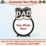 Load image into Gallery viewer, GKD I Love My Dad Photo Frame - Personalized Gift for Dad | Unique Father's Day Gift, Birthday Gift for Father, Dad Gifts