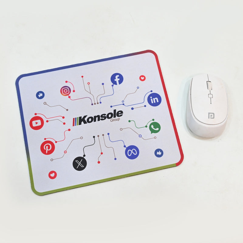 Personalized Anti-Skid Desk Mouse Pad | Smooth Fabric Surface with Custom Name & Artwork for Home Office & Study Decor