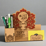 Load image into Gallery viewer, Eco-Friendly Customized Pen Holder With Spacious Visiting Card Holder | Durable Workspace Solution | Perfect For Corporate Gifting