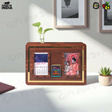 Load image into Gallery viewer, Signature, Wooden photo frame with decorative elements on a white surface