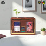 Load image into Gallery viewer, Signature, Wooden photo frame with decorative elements on a white surface