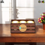 Premium Wooden Basket with Handle for Gifting and Home Decor | Eco-friendly Gift Hamper Basket | Wedding Gift Return Gift