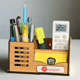 Load image into Gallery viewer, Customized Eco-Friendly Pen Holder with Visiting Card Holder | Spacious and Stylish Desk Organization | Perfect For Corporate Gifting