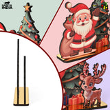 Load image into Gallery viewer, Christmas Santa Wooden Tabletop Decor | Festive Table Decoration for Christmas, Holiday Gift