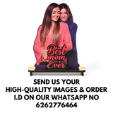 Load image into Gallery viewer, Customized Best Mom Ever Photo Frame Stand - Personalized Gift for Mothers