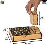 Load image into Gallery viewer, Tissue Paper Holder for Dining Table with Toothpick Holder Designer 5 Compartment Dining Table Accessories for Home Decor