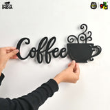 Load image into Gallery viewer, Welcome, Coffee &amp; Kitchen Theme Wall Art | Wood Wall Hanging for Home Décor, Cafe Decor