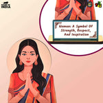 Wooden Traditional Women Memento | International Women's Day Award | Gift for Women Employees & Leaders