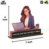 Load image into Gallery viewer, Wooden Women’s Day Award | International Women&#39;s Day Memento | Appreciation Gift for Working Women &amp; Leaders