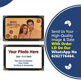 Load image into Gallery viewer, Personalized Wooden Table Mount Photo Frame | Gift For Anniversary, Valentine&#39;s Day | Sublimated 8x5 Inch - Gift Kya De 