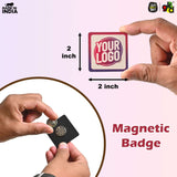 Load image into Gallery viewer, Custom Magnetic Badge – Put Your Brand in the Spotlight