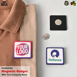 Load image into Gallery viewer, Custom Magnetic Badge – Put Your Brand in the Spotlight