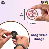 Load image into Gallery viewer, Custom Magnetic Badge – Put Your Brand in the Spotlight