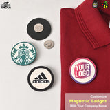 Load image into Gallery viewer, Custom Magnetic Badge – Put Your Brand in the Spotlight