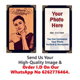 Load image into Gallery viewer, Personalized Wooden Table Mount Photo Frame | Perfect Birthday Gift |  Sublimated 8 x 5 Inch Photo Frame - Gift Kya De- 