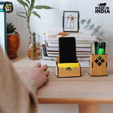 Load image into Gallery viewer, 3 in 1 Mobile stand, Pen stand and Card Holder