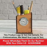 Load image into Gallery viewer, Desk Organizer With Clock | Pen Holder | Corporate Gifts Gift Kya De