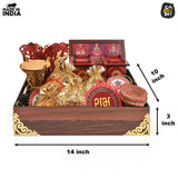 Load image into Gallery viewer, Diwali Decorations All-in-One Kit – 14 Pooja Decor Items | Diwali Hamper | Corporate Gifts