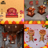 Load image into Gallery viewer, Diwali Decorations All-in-One Kit – 14 Pooja Decor Items | Diwali Hamper | Corporate Gifts