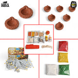 Load image into Gallery viewer, Diwali Decorations All-in-One Kit – 14 Pooja Decor Items | Diwali Hamper | Corporate Gifts