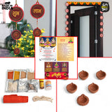 Load image into Gallery viewer, Diwali Decorations All-in-One Kit – 9 Pooja Decor Items | Diwali Hamper | Corporate Gifts