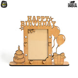 Load image into Gallery viewer, Happy Birthday Photo Frame | Birthday Gifts | Wooden Photo Frame GiftKyaDe