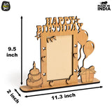 Load image into Gallery viewer, Happy Birthday Photo Frame | Birthday Gifts | Wooden Photo Frame GiftKyaDe