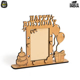 Load image into Gallery viewer, Happy Birthday Photo Frame | Birthday Gifts | Wooden Photo Frame GiftKyaDe