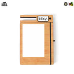 Wooden Smart Diary with Window White Board & Marker | A5 Notebook with Mobile & Pen Stand | Personal Use, Office & Corporate Gift (Copy)