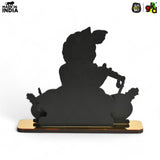 Load image into Gallery viewer, Decorative Lord Krishna Table Top Frame with Flute and Butter Pots | Divine Baby Krishna Idol for Home, Office &amp; Gift Purposes | Spiritual Home Décor - Gift Kya De 