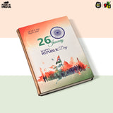 Load image into Gallery viewer, Wooden Diary with Republic Day Theme – Patriotic Gift for Republic Day Celebrations – Eco-friendly Wooden Journal