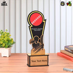 Wooden Cricket Trophy for Winners – Women’s & Men’s Cricket Cup Award | Sports Tournament Memento for Champions & Players