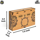 Load image into Gallery viewer, Wooden Portable Mandir &amp; Diya Stand Combo | Best Diwali Gift | Housewarming Gift Gift Kya De