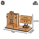 Good Luck Mobile and Pen Stand | Desk Organizer | Mobile Accessories Gift Kya De