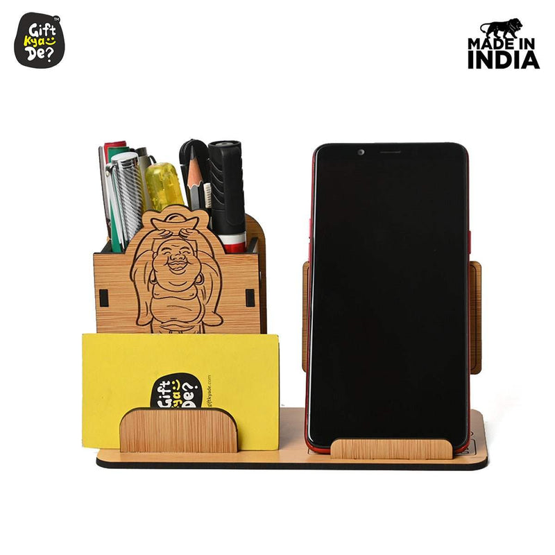 Good Luck Mobile and Pen Stand | Desk Organizer | Mobile Accessories Gift Kya De